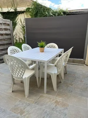 Terrasse ou espace extérieur de l'établissement Le chaleureux. Maison à 2 pas du centre ville/proche du zoo de Beauval