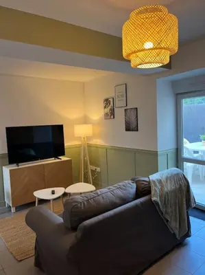 Télévision ou salle de divertissement dans l'établissement Le chaleureux. Maison à 2 pas du centre ville/proche du zoo de Beauval