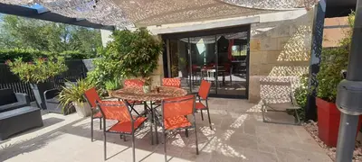 Balcon ou terrasse dans l'établissement Gîte Sweetloire