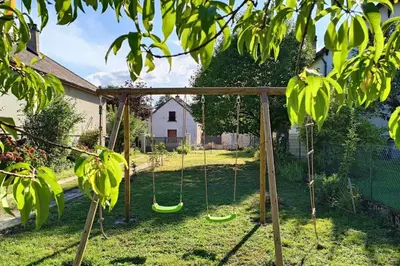 Jardin de l'établissement Gîte du petit ruisseau 6,5km du zoo