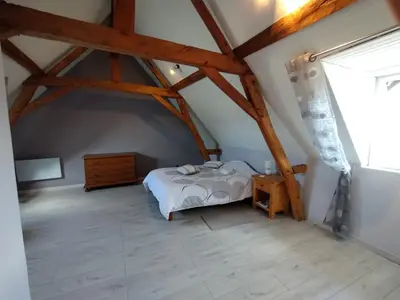 Un ou plusieurs lits dans un hébergement de l'établissement Le moulin neuf