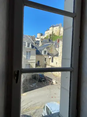Vue générale sur la montagne ou vue sur la montagne depuis l'appartement