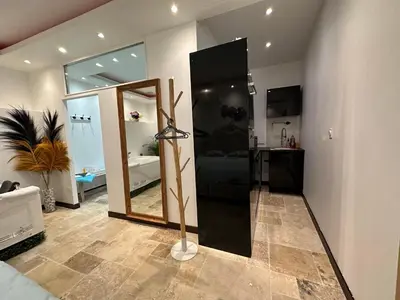 Salle de bains dans l'établissement L'Écrin de l'Amour