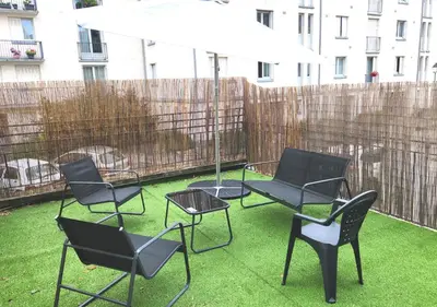 Jardin de l'établissement L'Etape Tourangelle