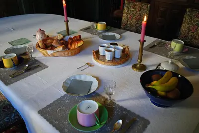 Nourriture dans le B&B/chambre d'hôtes ou à proximité