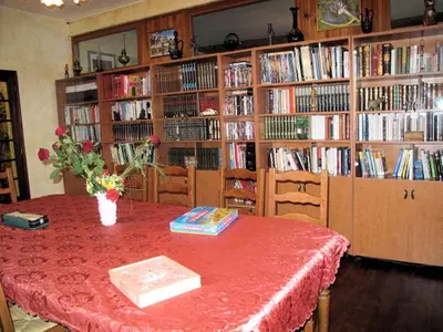 Bibliothèque dans le B&B/chambre d'hôtes