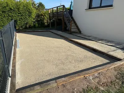 Plan de l'établissement Chalet cosy à La Flèche avec terrasse et vue rivière - FR-1-410-424