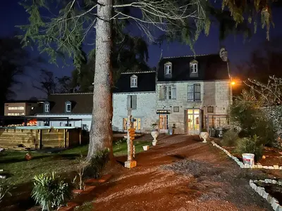 Jardin de l'établissement Gîte la Baronnière