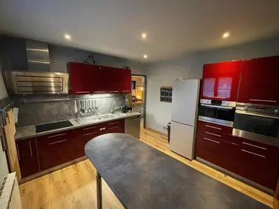 Cuisine ou kitchenette dans l'établissement Le Panorama sur Beauval, face au Zoo de Beauval