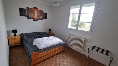 Un ou plusieurs lits dans un hébergement de l'établissement LovelyloireHome- Cœur des châteaux -Classé 4 étoiles