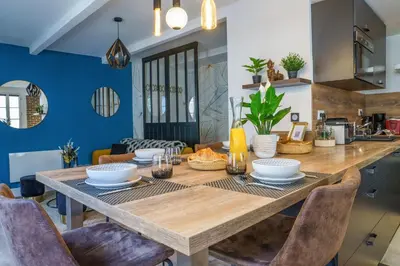 Cuisine ou kitchenette dans l'établissement Le Presti-Twin - PrestiPlace Collection