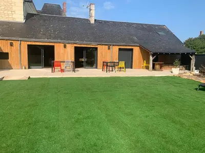 Jardin de l'établissement L'étape de Marcel - Aymé