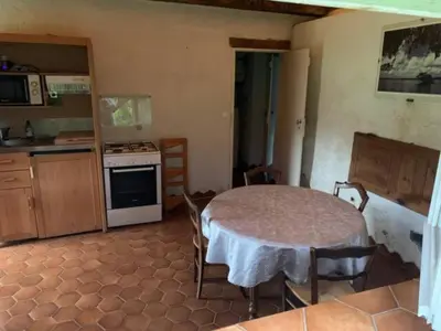 Cuisine ou kitchenette dans l'établissement Petit Moulin Renaissance