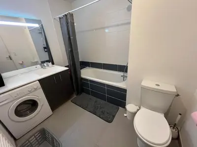 Salle de bains dans l'établissement Calm in Tours - Appartement T2