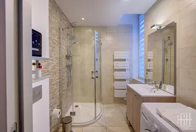 Salle de bains dans l'établissement Le Lagon / 100m Gare