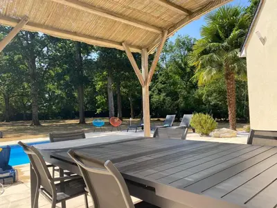 Plan de l'établissement Villa Luxe Arnage aux portes du Circuit Piscine Chauffée