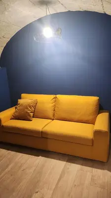 Coin salon dans l'établissement Petit studio au cœur de saumur