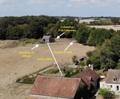 Paysage naturel près de la maison de vacances