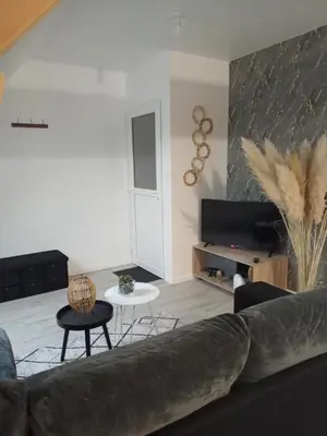 Coin salon dans l'établissement appart 2 chambres