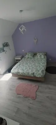 Un ou plusieurs lits dans un hébergement de l'établissement chambre 24h le mans