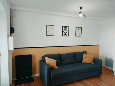 Coin salon dans l'établissement C'COZY - grande maison calme et lumineuse