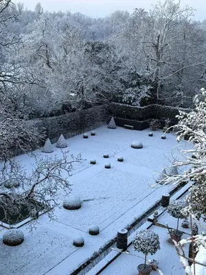 L'établissement Manoir des Basses Rivières en hiver