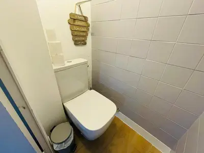 Salle de bains dans l'établissement La Maison de Marion