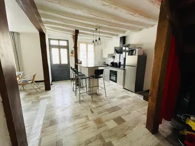Cuisine ou kitchenette dans l'établissement La Maison de Marion