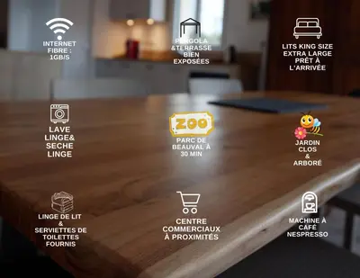 Plan de l'établissement Le Logis d'Emeric avec paisible jardin Clos&Arboré