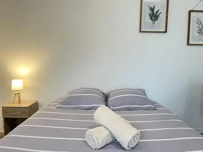 Un ou plusieurs lits dans un hébergement de l'établissement La Loge - Studio - Centre - 2 pers