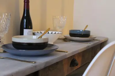 Boissons dans l'établissement Studio cosy au pied du château