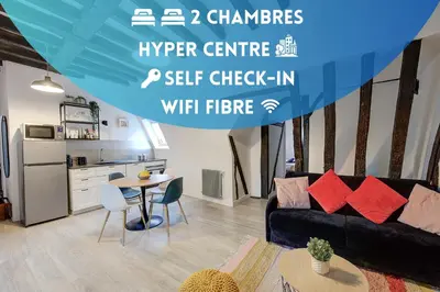 Cuisine ou kitchenette dans l'établissement Cœur de Ville - T3 - 6 personnes - Arrivée Autonome