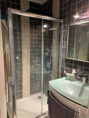 Salle de bains dans l'établissement Nature et confort appart