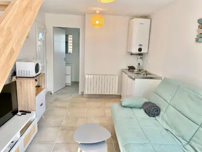 Cuisine ou kitchenette dans l'établissement L'Escale l'Escapade Intervalle