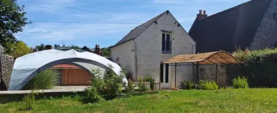 Jardin de l'établissement Le Petit Prieuré Langeais