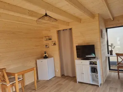 Cuisine ou kitchenette dans l'établissement Chez Sylvie et Stéphane