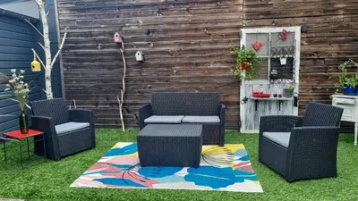 Coin salon dans l'établissement Chez Sylvie et Stéphane