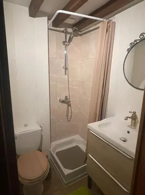 Salle de bains dans l'établissement Gite des Terres Noires (nouveau logement)