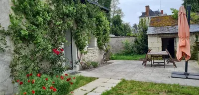 Jardin de l'établissement Gîte Aliénor en Anjou