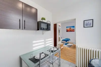 Cuisine ou kitchenette dans l'établissement Nemesia - Proche Gare