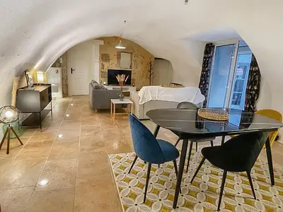 Un ou plusieurs lits dans un hébergement de l'établissement Troglodyte d’exception au cœur de Blois