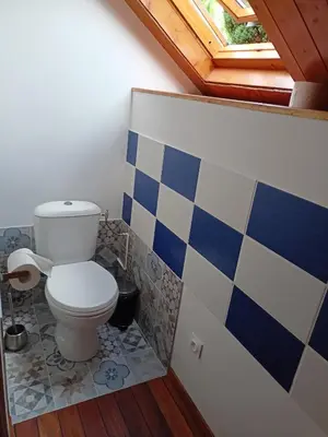Salle de bains dans l'établissement Chambre triple