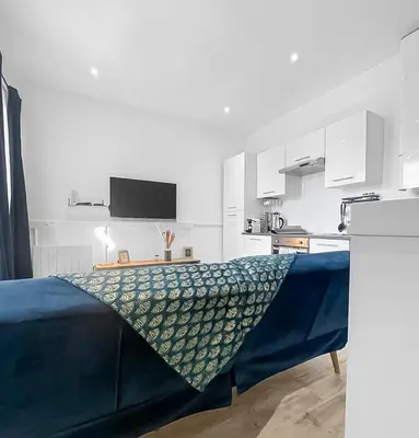 Cuisine ou kitchenette dans l'établissement Perle de la Loire