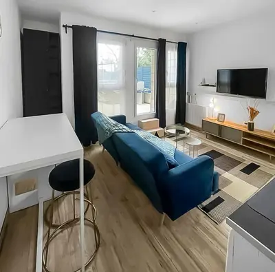 Télévision ou salle de divertissement dans l'établissement Perle de la Loire