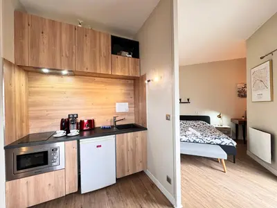 Cuisine ou kitchenette dans l'établissement Le Boléro - Proche Centre - 2 pers