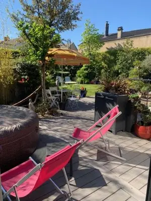 Jardin de l'établissement Appartement Mansoreau