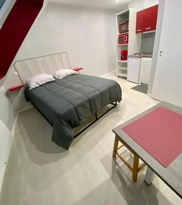 Un ou plusieurs lits dans un hébergement de l'établissement studio indépendant 800 m de la gare du Mans