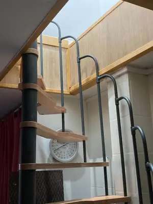 Un ou plusieurs lits superposés dans un hébergement de l'établissement studio indépendant 800 m de la gare du Mans