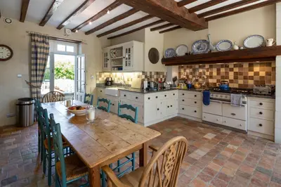 Cuisine ou kitchenette dans l'établissement Chateau De Grazay