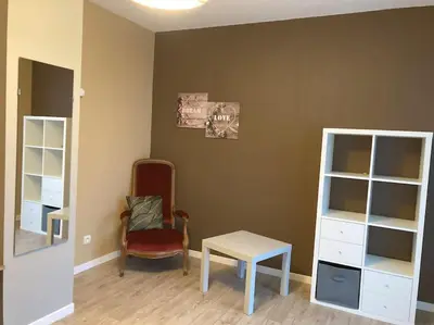 Coin salon dans l'établissement Maison belle capacité Avoine